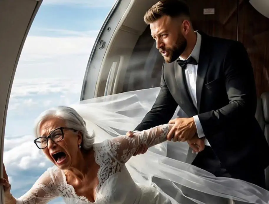 The elderly billionaire married a young man, sincerely believing that their relationship was built on true love. But on their wedding day, the groom pushed her out of a helicopter, never imagining that something completely unexpected would happen very soo