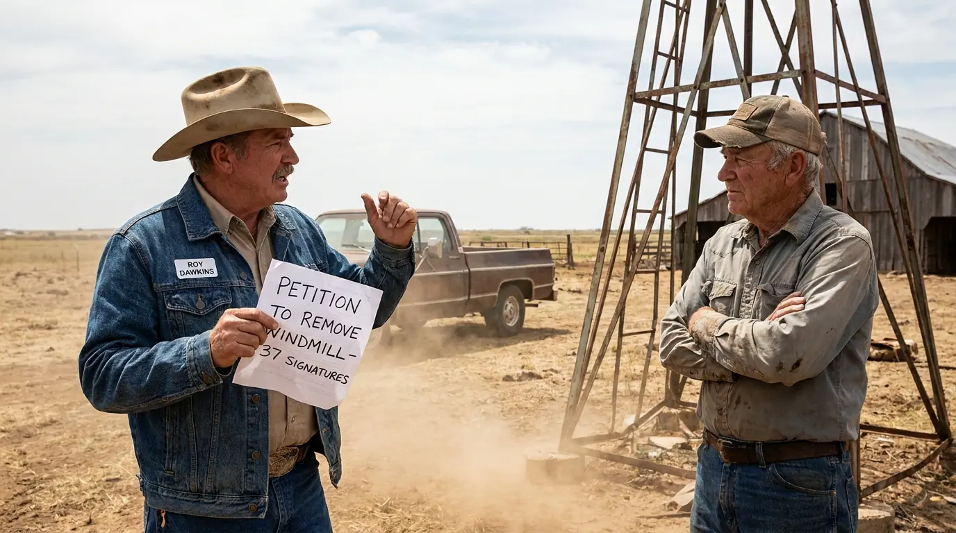 They Laughed at His Grandfather's Windmill for 12 Years — Then They Came With Buckets