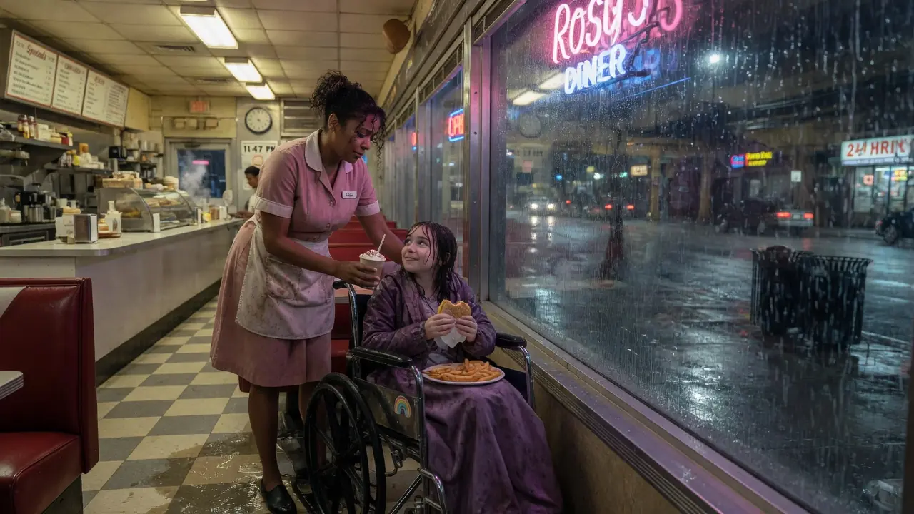 A Waitress Fed a Disabled Girl — Then Her Billionaire Father Came
