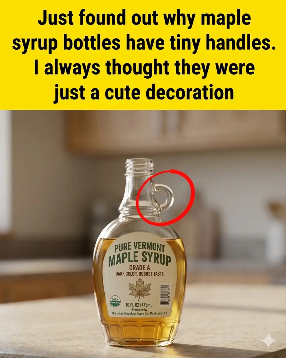 The Tiny Handle on Maple Syrup Bottles