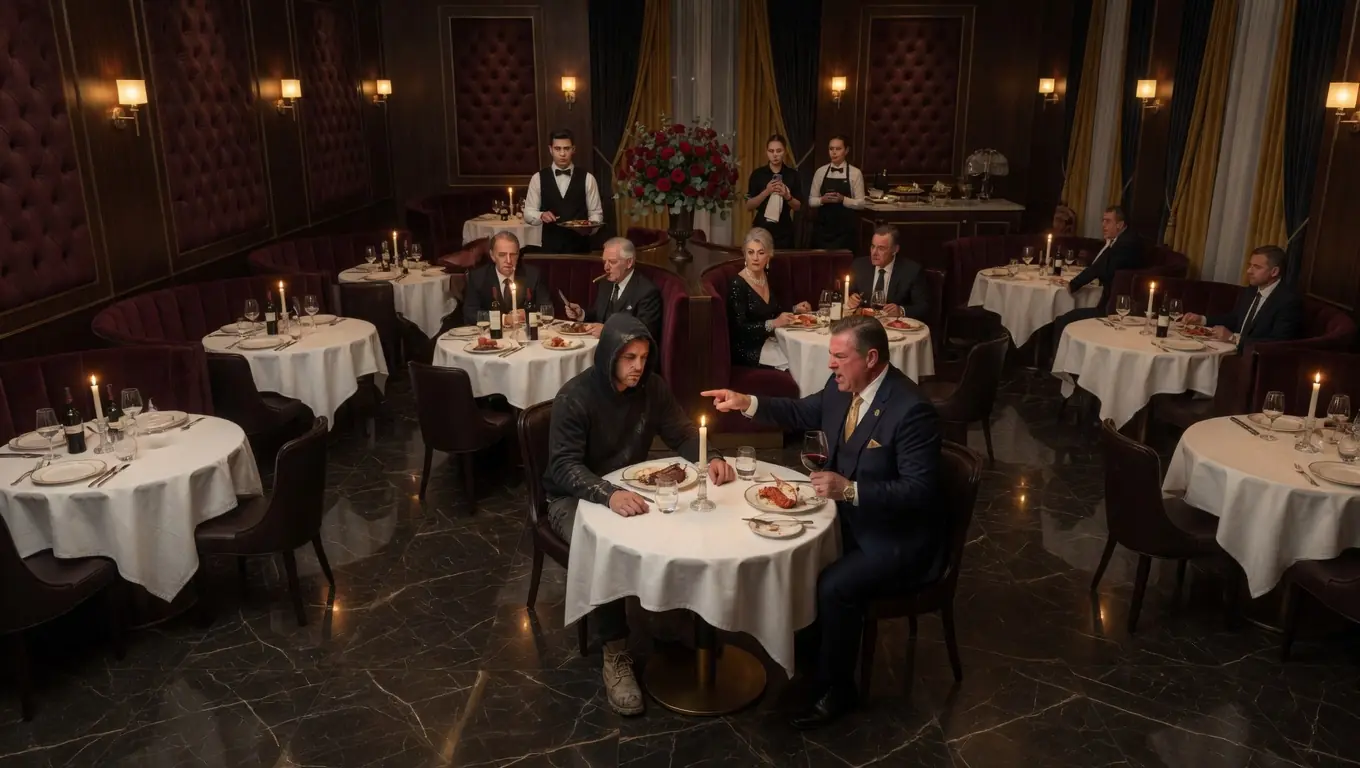 A WEALTHY COUPLE DEMANDED A WORKER LEAVE THE VIP SECTION — THEN THEY LEARNED HE OWNED THE RESTAURANT