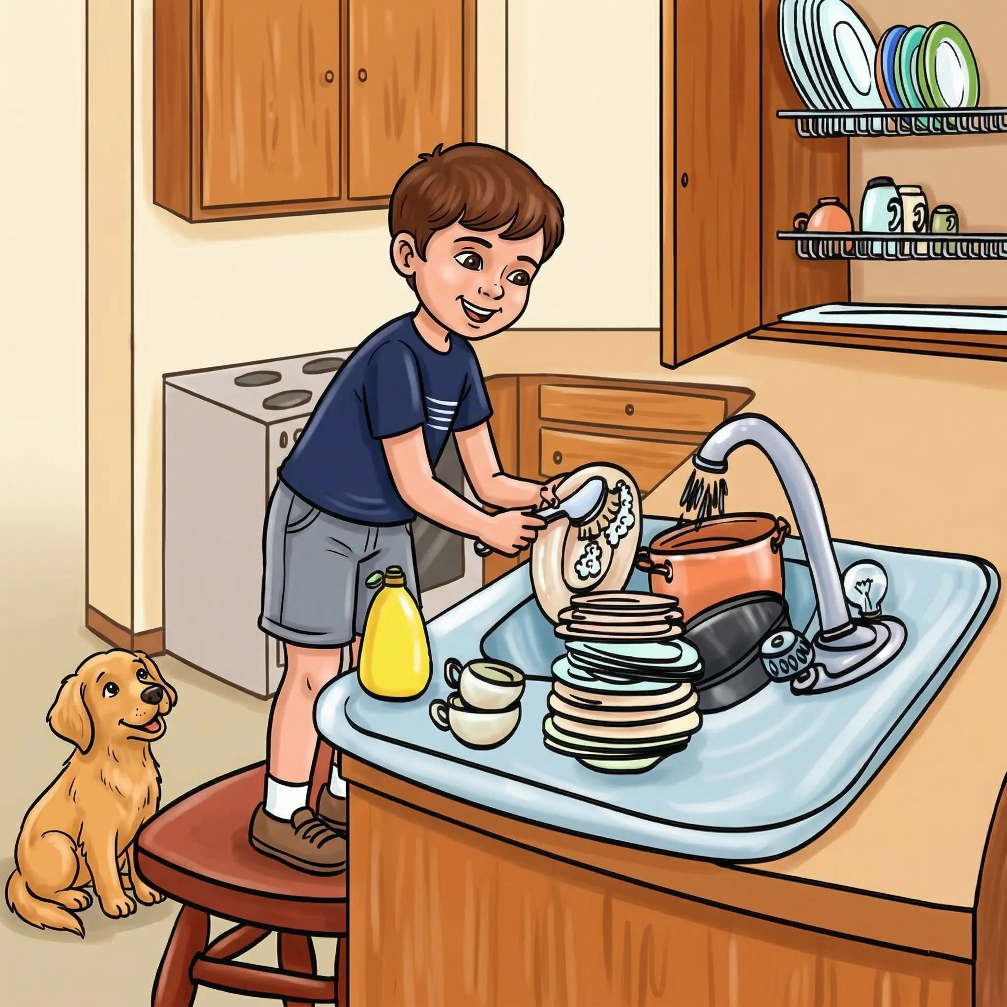 Can you find the mistake in the kitchen picture in 15 seconds?