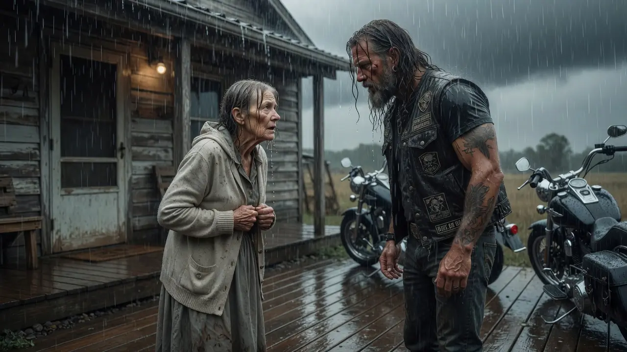 Elderly Widow Fed 30 Stranded Bikers — Next Morning 800 Hells Angels Rebuilt Her Entire House