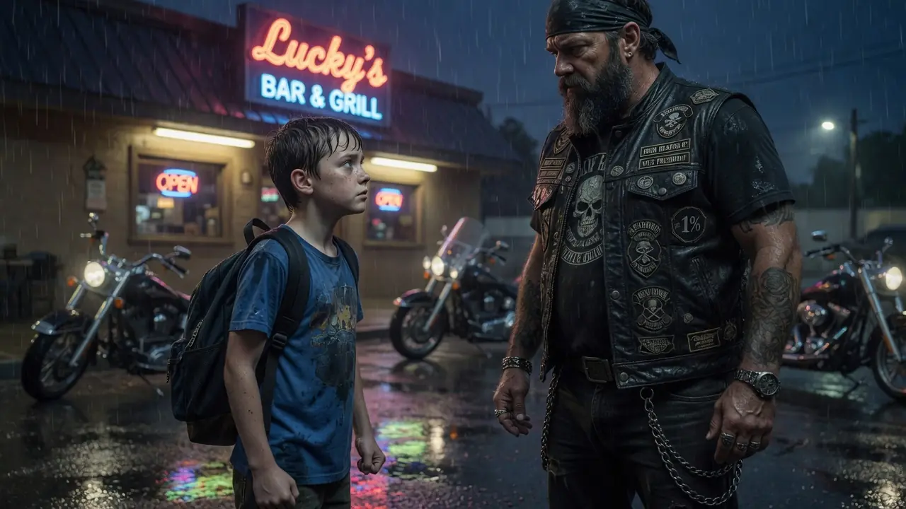 Boy With Black Eye Begged Bikers "Be My Dad" — 32 Hells Angels Showed Up at School