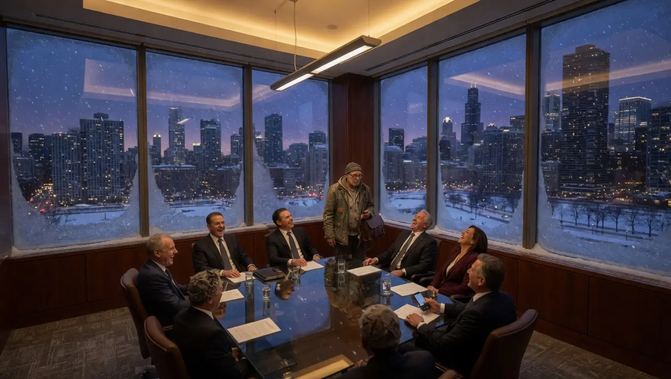 A BILLIONAIRE LAUGHED AT A HOMELESS OLD MAN — THEN THE PHONE CALL SILENCED THE ENTIRE ROOM