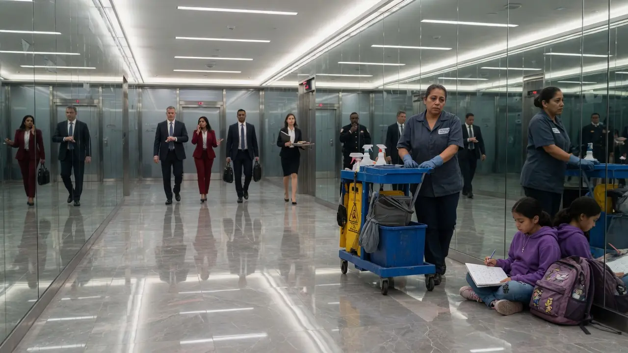 A JANITOR’S DAUGHTER WAS HUMILIATED OUTSIDE A BOARDROOM — THEN SHE SPOKE 7 LANGUAGES FLUENTLY