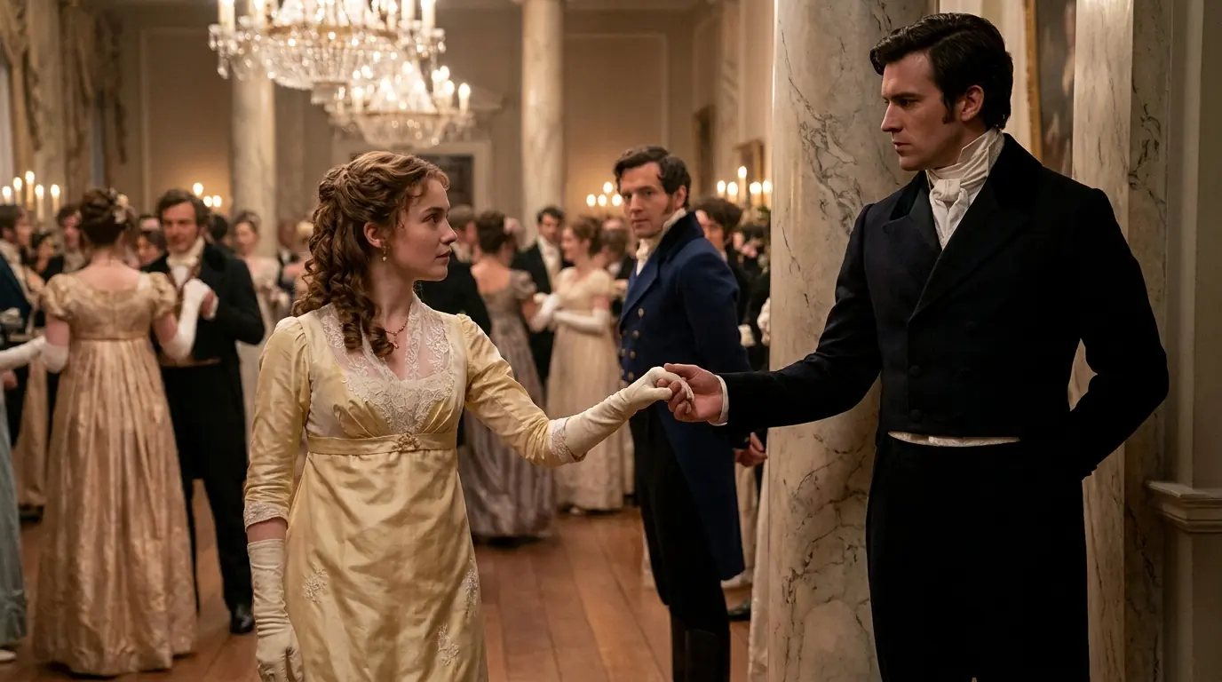 She Grabbed His Hand in Desperation — And the Silent Earl Refused to Let Go