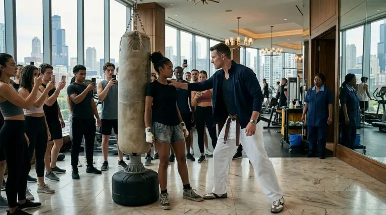 Black Belt Challenged Maid’s Daughter For Fun—Seconds Later Her First Strike Silenced The Entire Gym