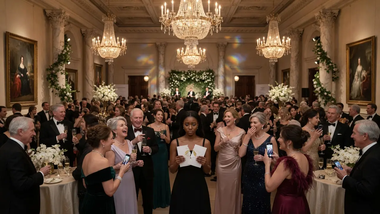 THEY MOCKED A YOUNG BLACK WOMAN AT A BILLIONAIRE GALA — THEN HER FATHER WALKED THROUGH THE DOORS
