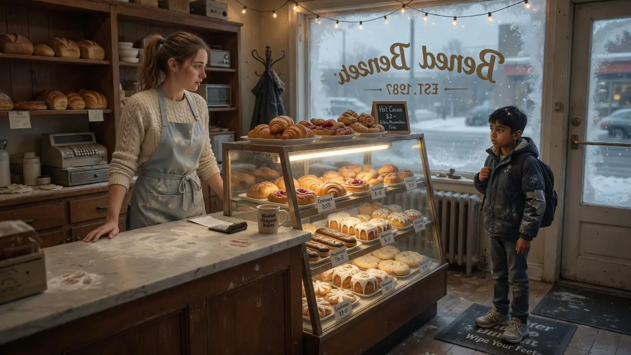 Young Shop Owner Gave A Hungry Boy Free Bread — Years Later, He Returned And Saved Her Dream