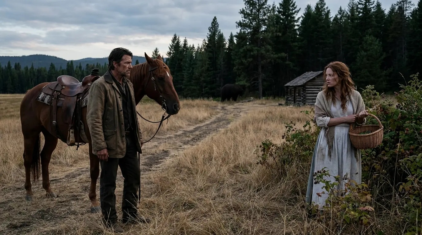A Cowboy Found a Woman Gathering Berries on His Property — What She Said Stunned Him