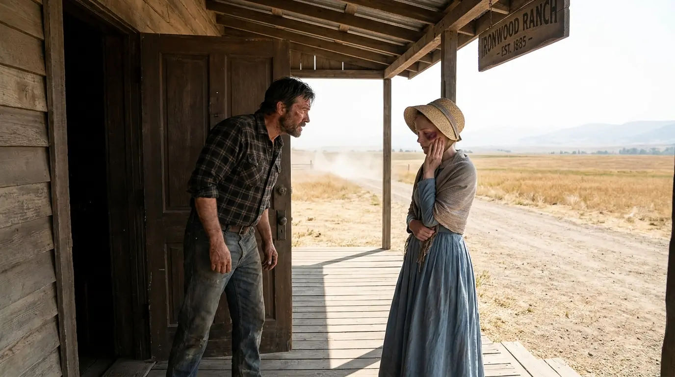 “WHO DID THIS TO YOU?” The Mountain Man Asked — Then She Tried To Hide It Away