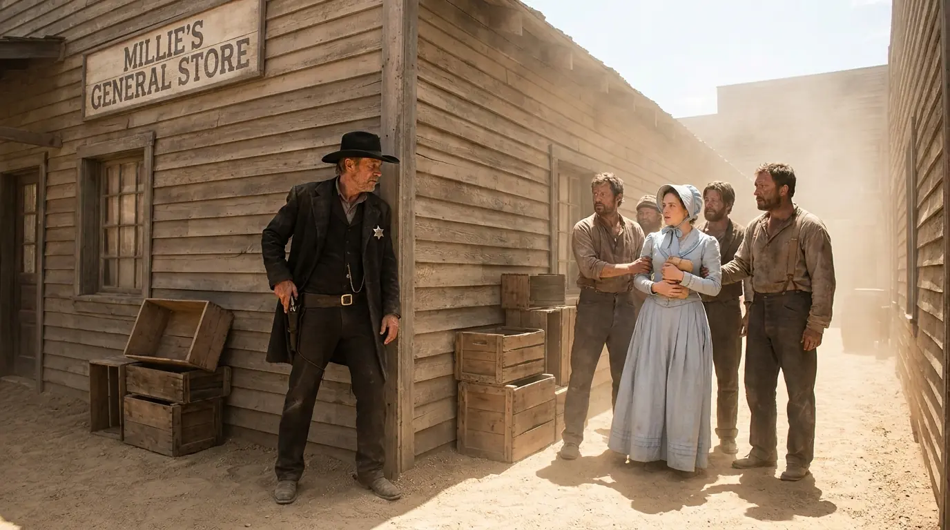 Four Men Surrounded Her — But One Cowboy Whispered “Walk Away or Face Me”