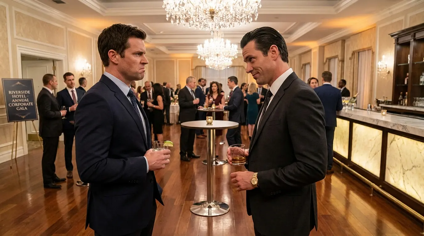 At My Wife's Company Party, Her Coworker Provoked Me — He Had No Clue Who He Was Dealing With