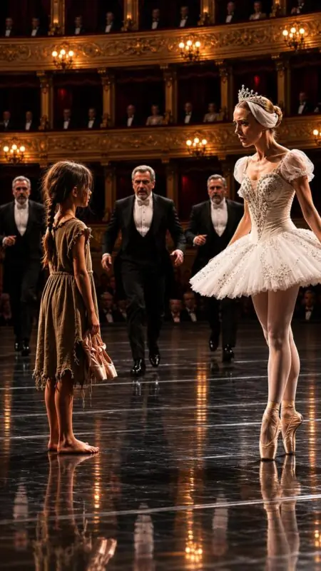 Security rushed toward her… but the principal ballerina froze in place the moment the child began to dance.