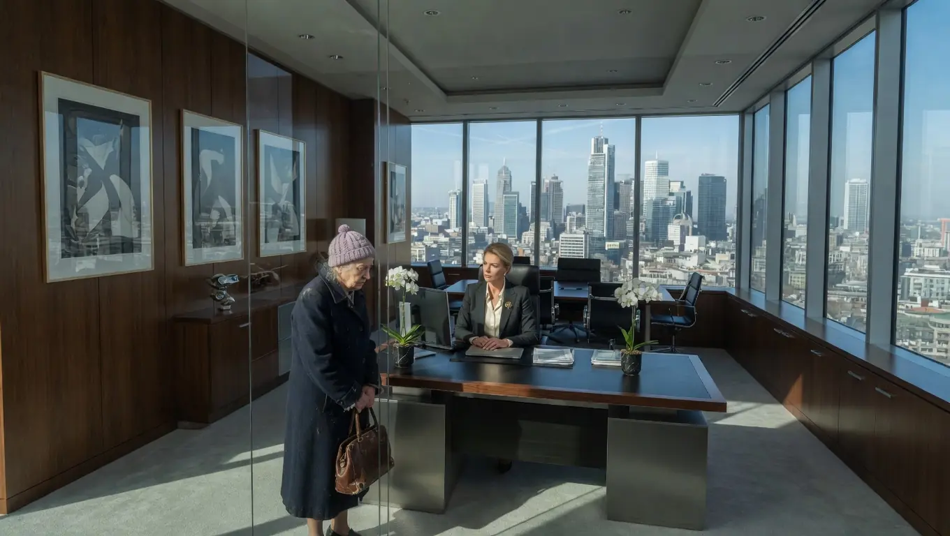 A FEMALE CEO HUMILIATED AN ELDERLY WOMAN AT A BANK — THEN SHE SAW THE NAME ON THE SAFE-DEPOSIT BOX