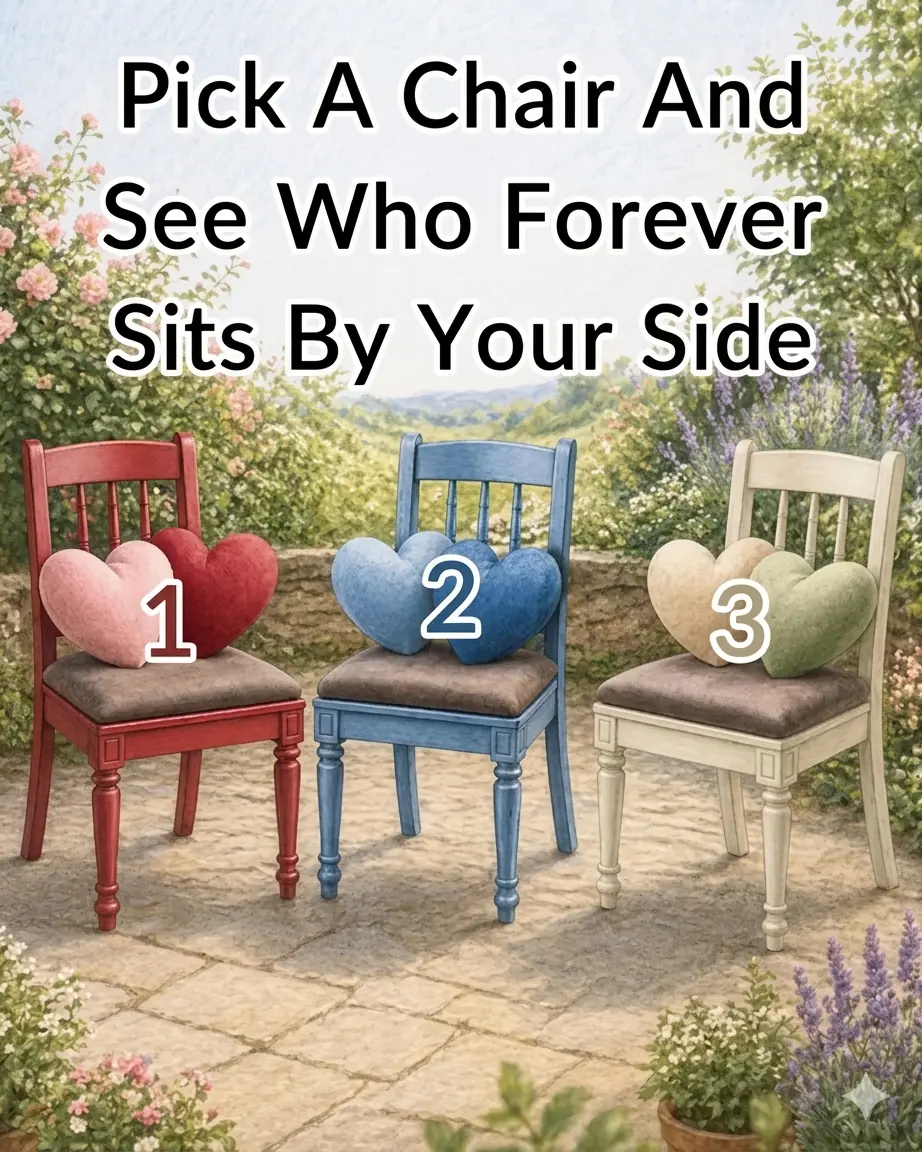 Pick A Chair And See Who Forever Sits By Your Side... See more