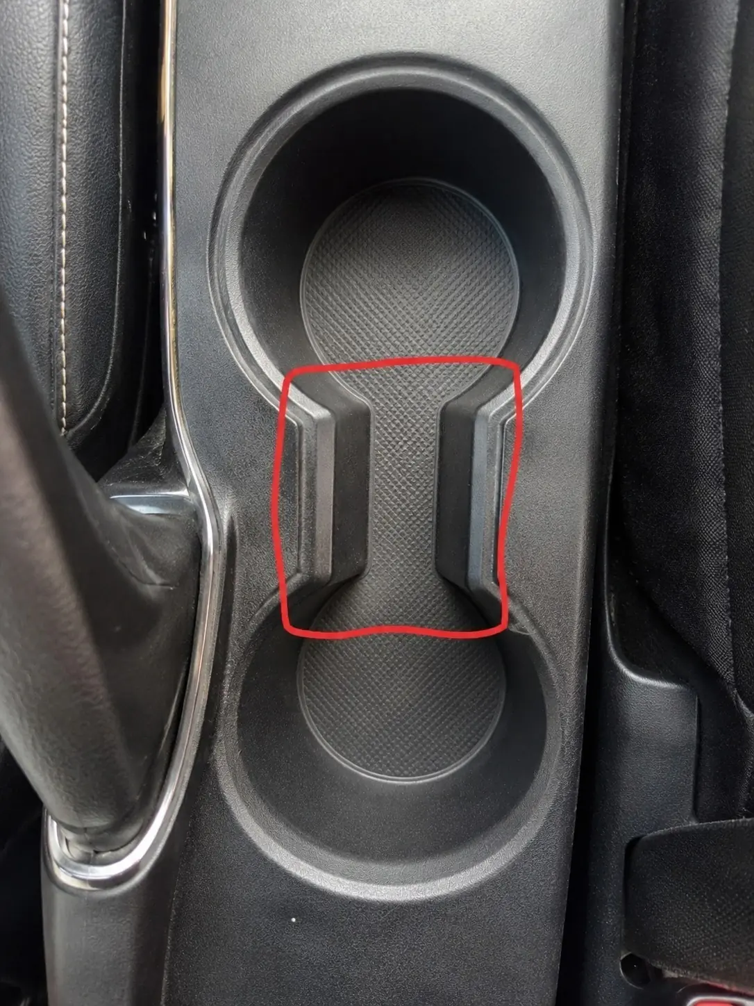 What Is the Weird Gap Between Car Cup Holders For?