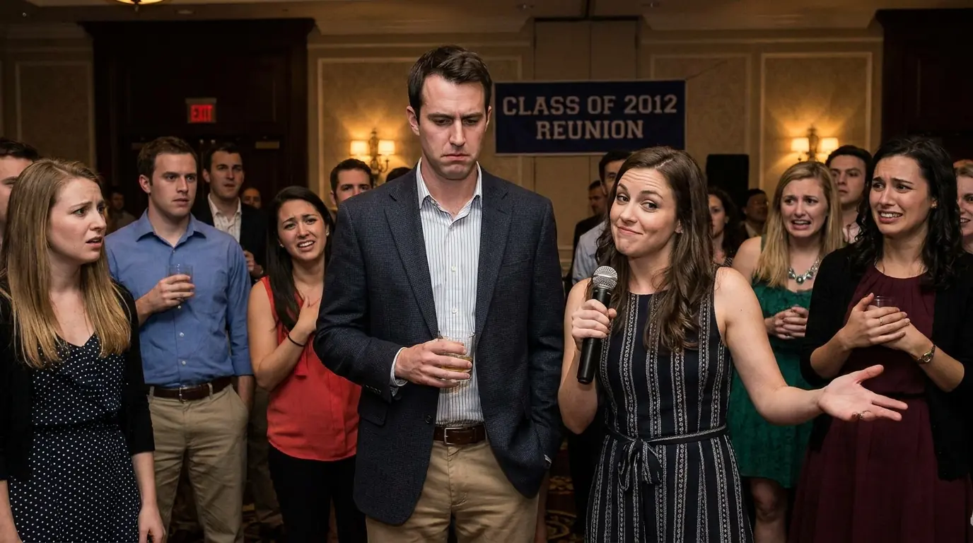 My Wife Publicly Embarrassed Me About My Size At A Reunion — And I Documented The Scene