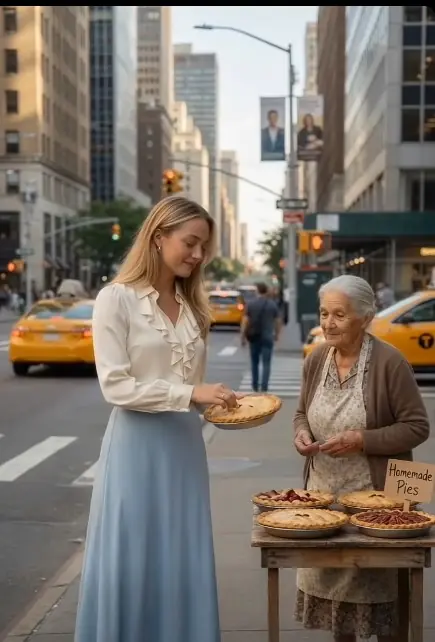 The busy sidewalks of New York City hummed
