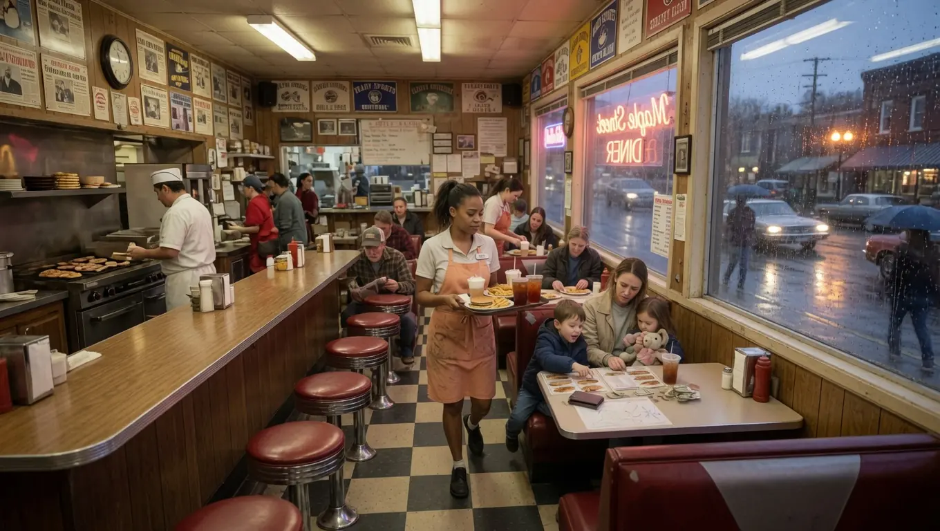A WAITRESS PAID FOR A STRANGER'S MEAL AFTER HER CARD DECLINED — THREE DAYS LATER, SHE RECEIVED A CALL THAT CHANGED EVERYTHING