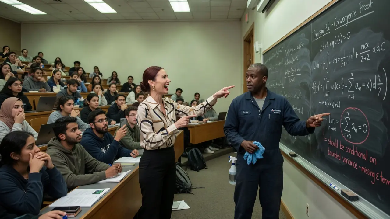 “Solve This Equation and I’ll Marry You” Professor Laughed — Then Froze When the Janitor Solved It