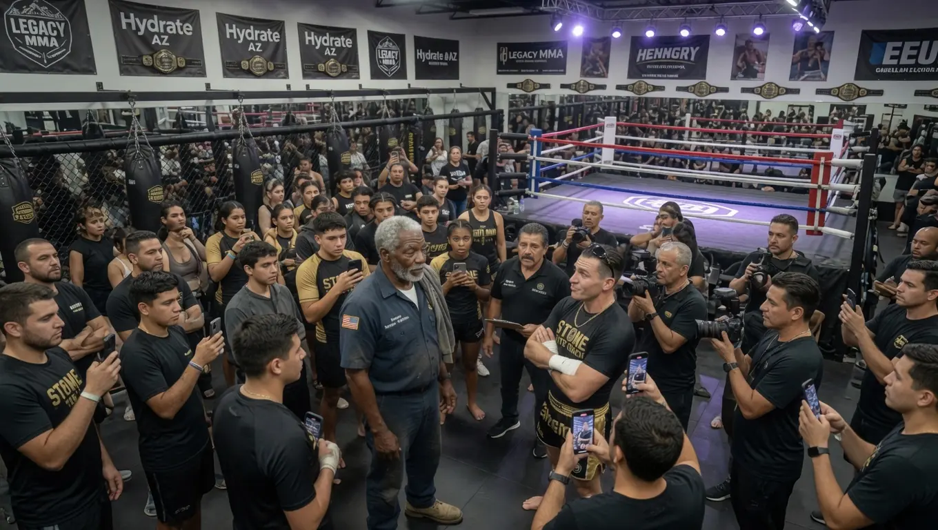 A GYM OWNER MOCKED A BLACK JANITOR FOR THREE YEARS — THEN HE STEPPED INTO THE RING