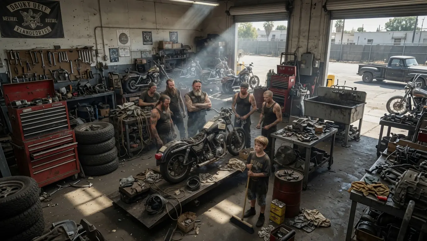CALIFORNIA’S TOP MECHANICS SAID THE HARLEY WAS CURSED — THEN AN 8-YEAR-OLD BOY PICKED UP A WRENCH