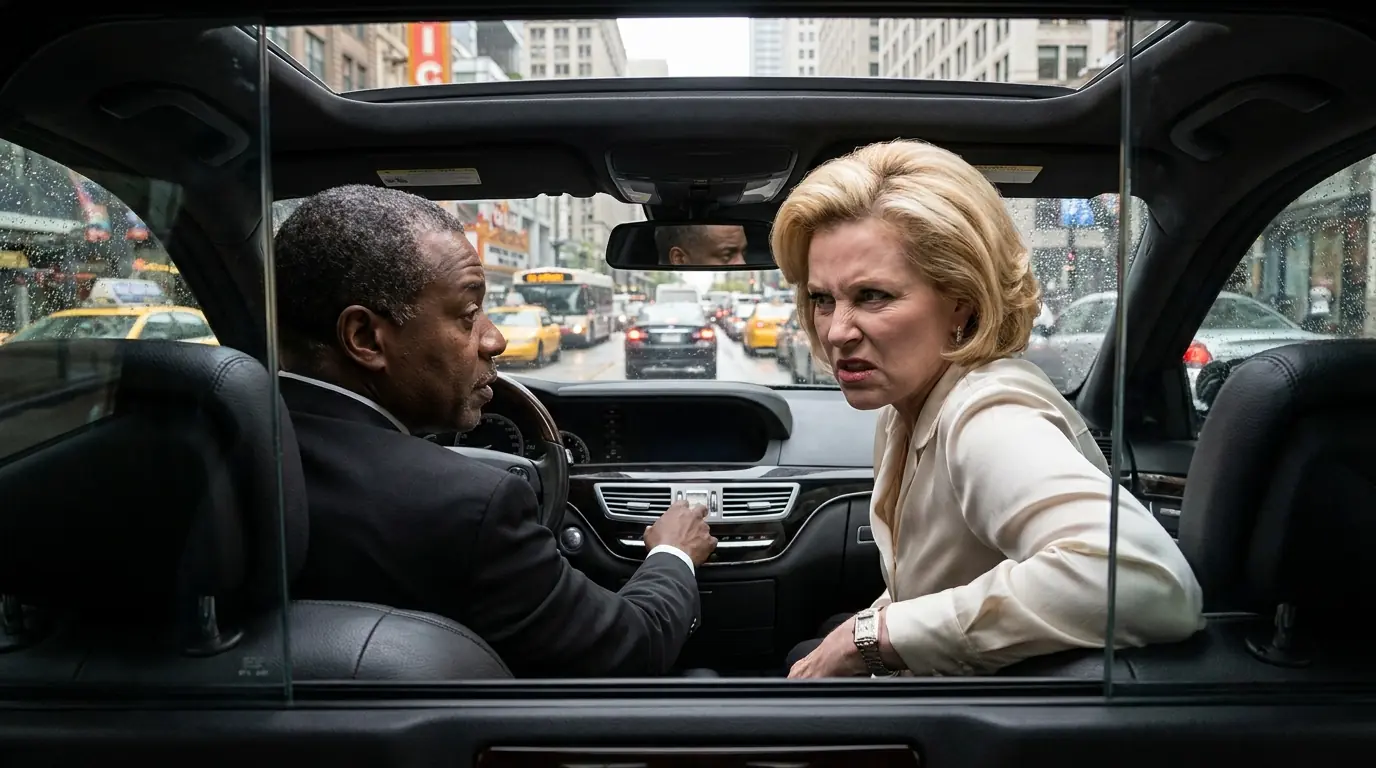 Female CEO Laughed at Her Driver — Then Froze When He Spoke