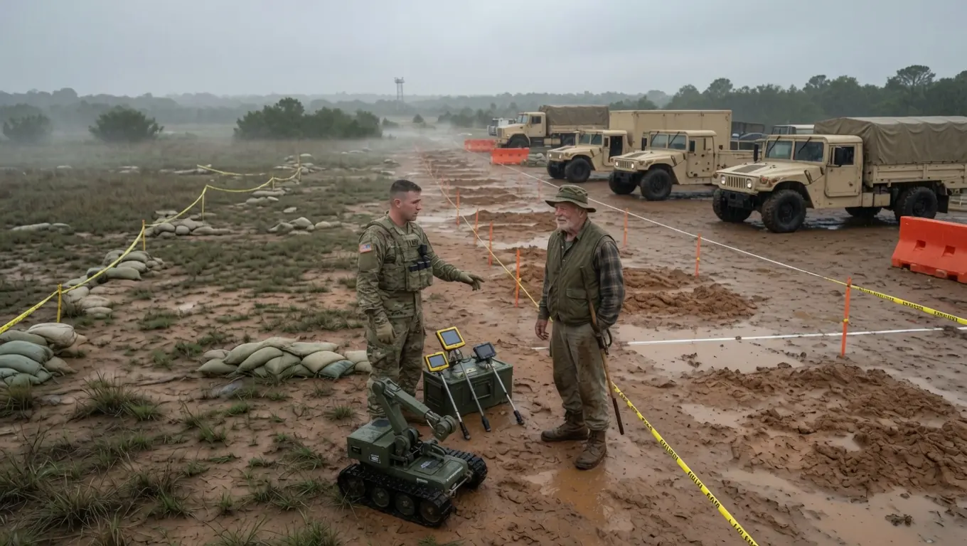 A YOUNG BOMB TECH MOCKED A 78-YEAR-OLD MAN WITH A WOODEN STICK — THEN THE ENTIRE TRAINING RANGE FROZE