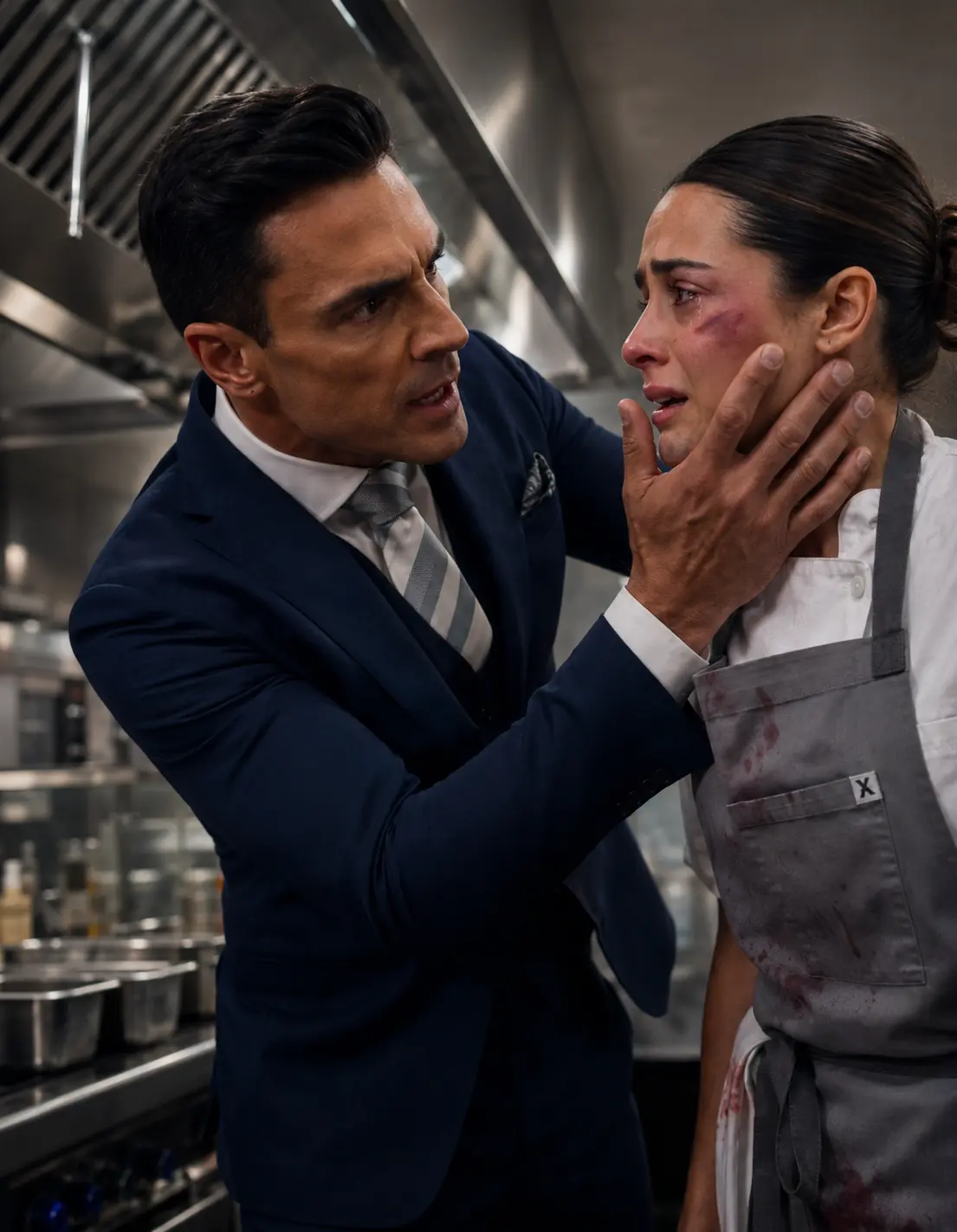 His Fiancée Slapped a Chef in the Kitchen Before Their Engagement Gala… Then One Tearful Confession Destroyed Everything He Thought He Knew
