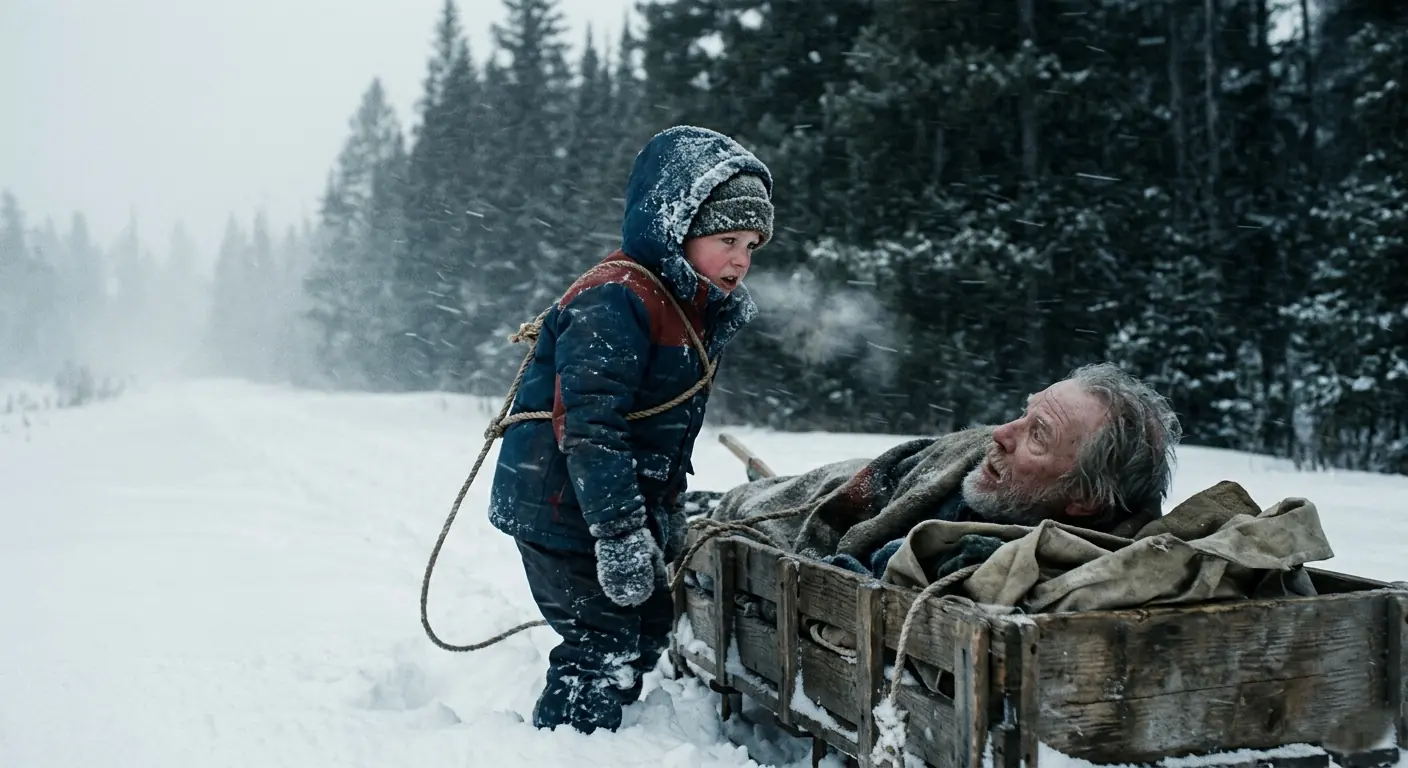 He Was 5 Years Old — and He Dragged His Grandfather 12 Miles Through a Blizzard