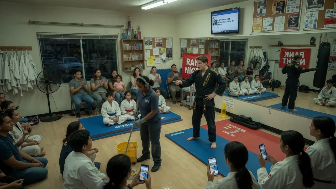 "Come On, Deaf Girl. Show Us What You've Got."  Thirty Seconds Later, The Olympic Gold Medalist Humiliated The Dojo Champion