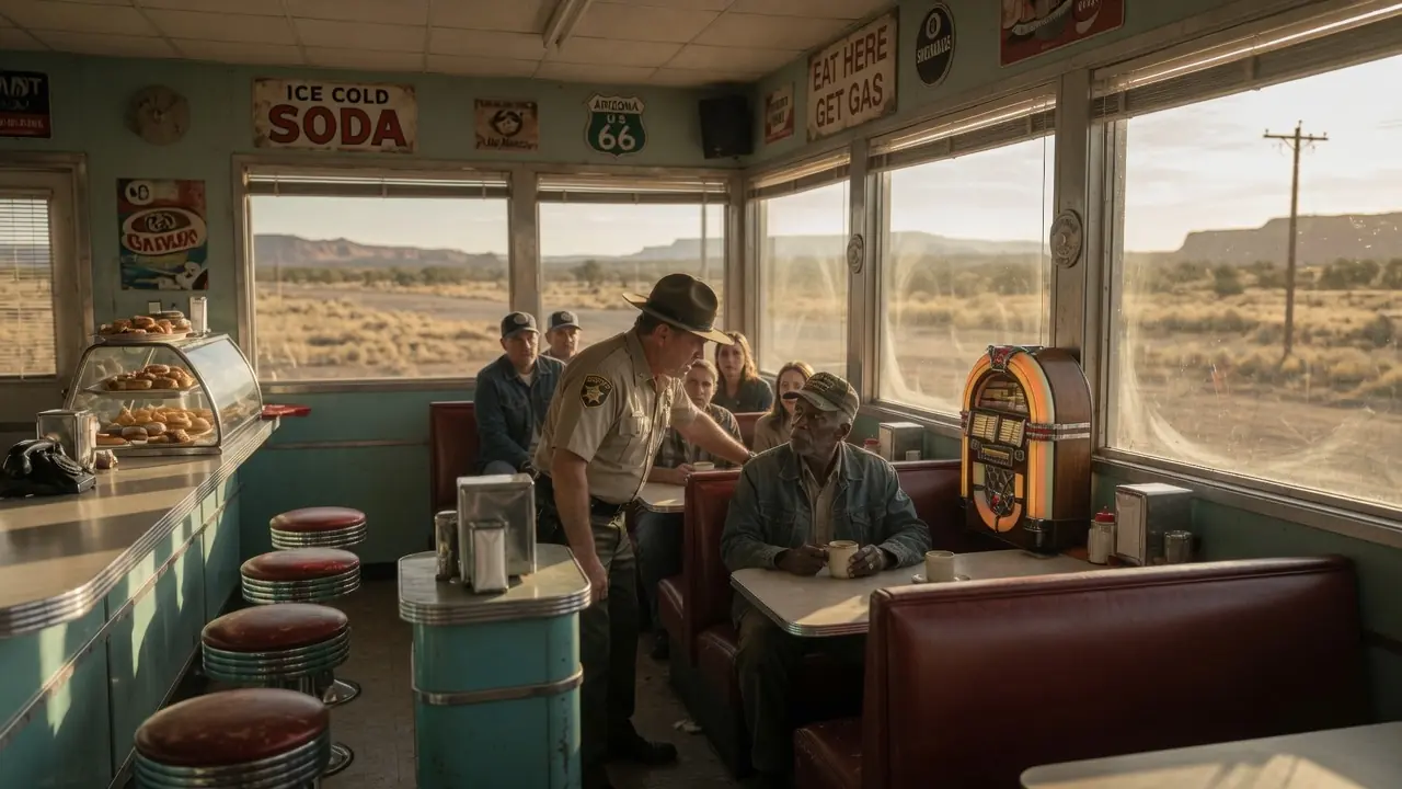 The Sheriff Humiliated An Elderly Black Veteran In A Diner... Then One Customer Stood Up