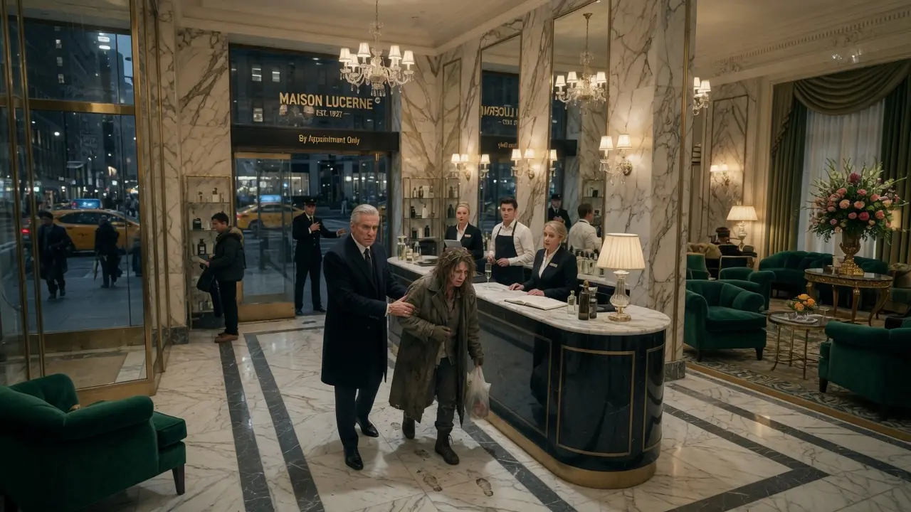 The Mafia Boss Dragged A Homeless Woman Into A Luxury Salon... Then The Hairdresser Saw Her Neck