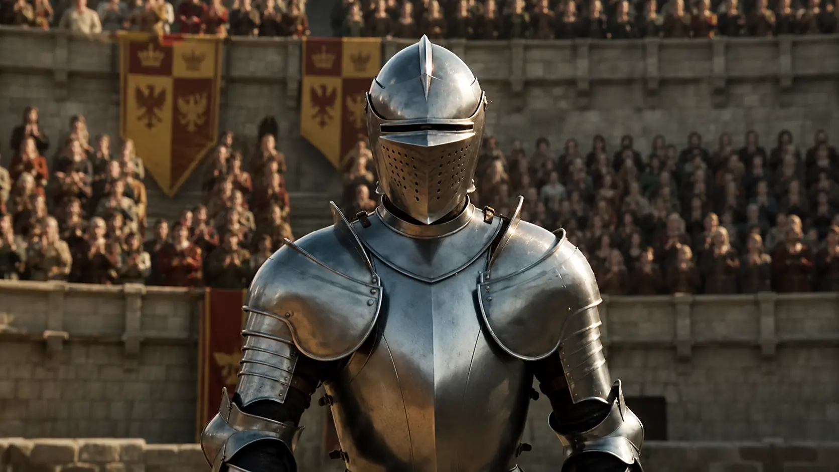 The Moment the Legendary Knight Finally Removed His Helmet