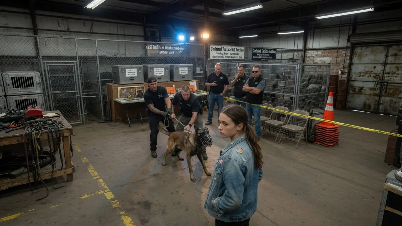 A Teenager Walked Into A Military Dog Auction... Then She Said One Name