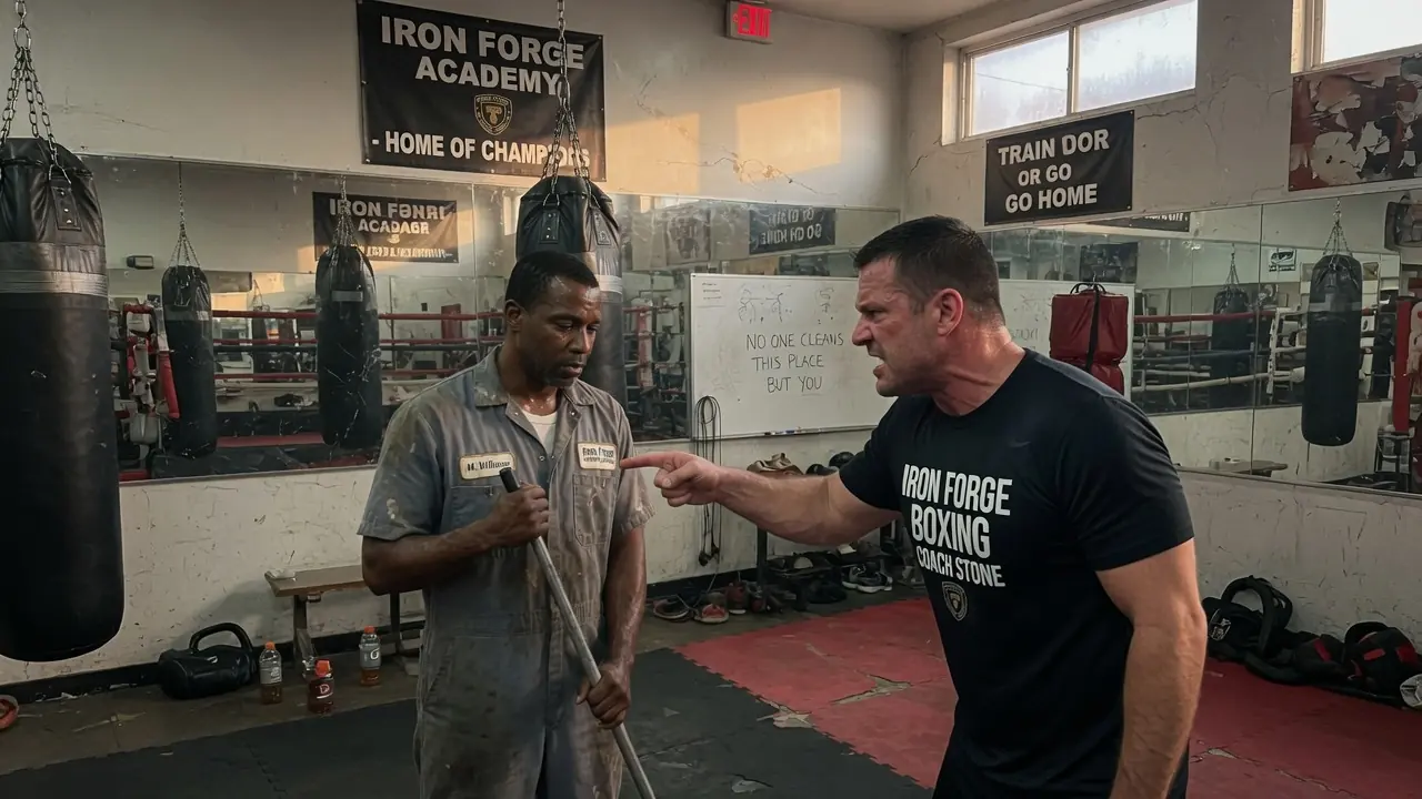 A Millionaire Fighter Humiliated A Janitor... Then The Janitor Dropped His Mop