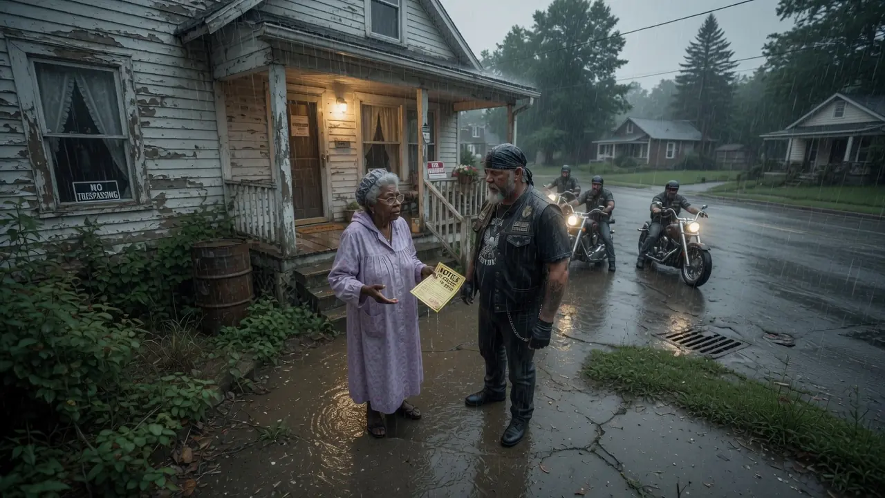 She Hid 25 Hells Angels From A Tornado — Days Later, 1800 Bikers Returned