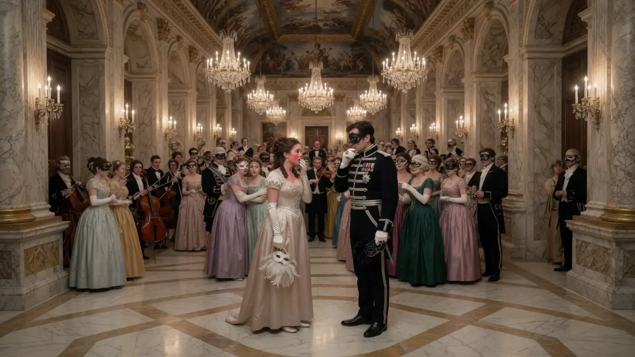 She Was Dared to Kiss a Masked Stranger at the Royal Ball — Then the Most Feared Duke Claimed Her