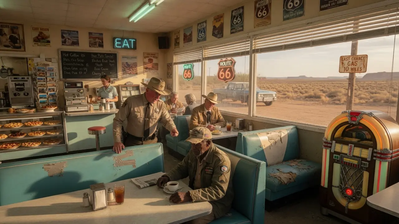 A Sheriff Tried To Throw An Old Marine Out Of A Diner... Then John Wayne Stood Up
