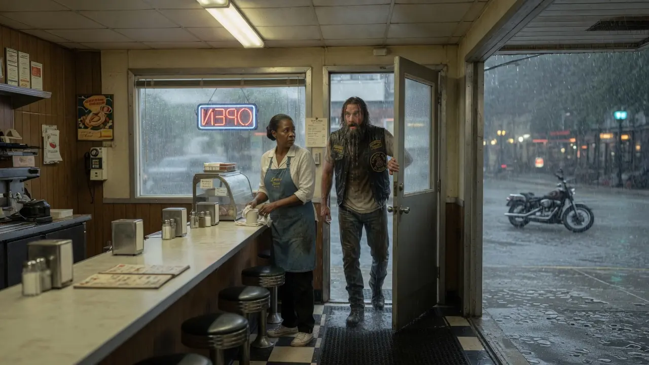 Kind Waitress Hid a Hell’s Angel From Cops — 24 Hours Later, 500 Bikers Surrounded Her Diner