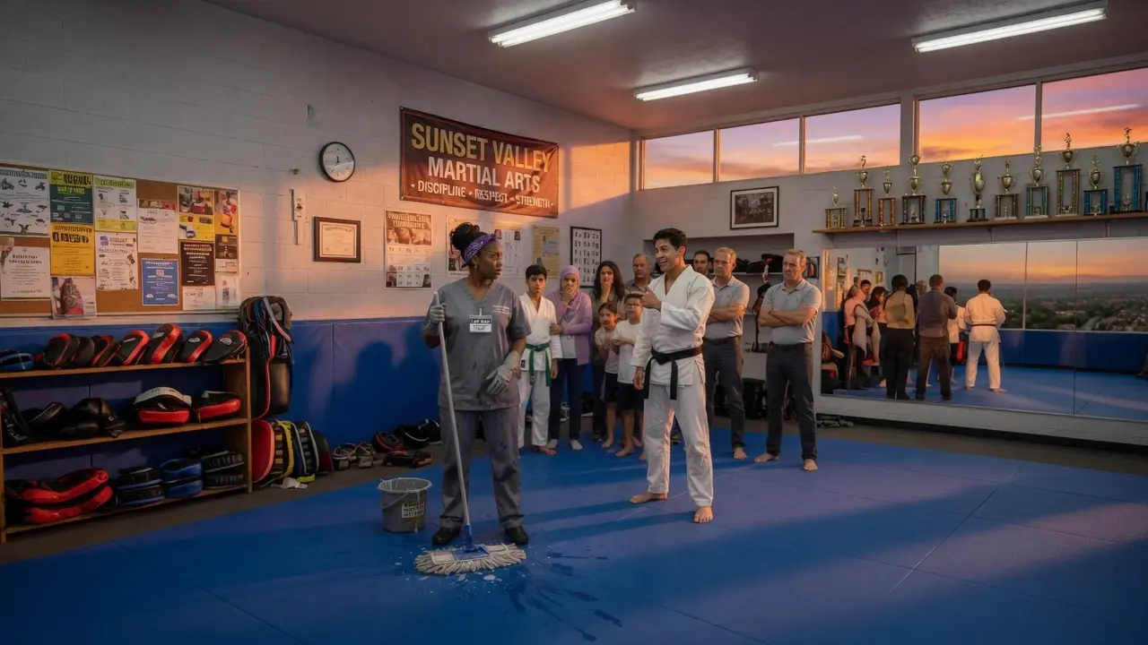 A Karate Instructor Humiliated A Deaf Janitor... Then She Stepped Onto The Mat