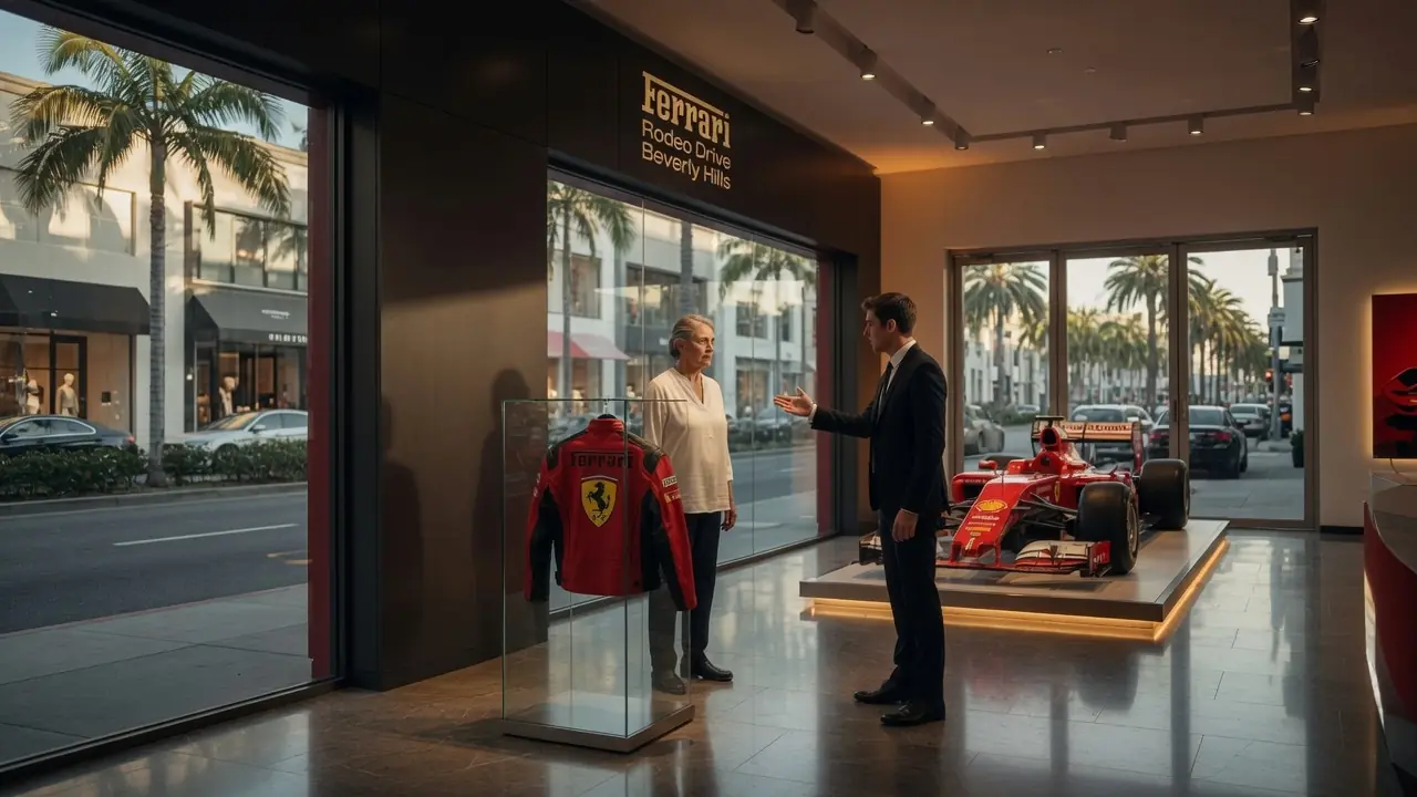 A Ferrari Employee Told An Elderly Woman To Leave... Then A 7-Foot Giant Walked Through The Door