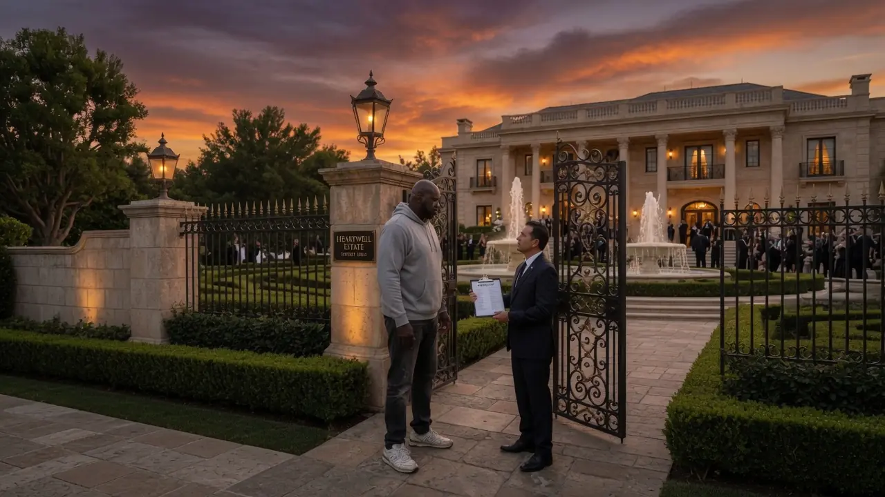 A Security Guard Stopped Shaq At The Gate... Then He Pulled Out One Piece Of Paper