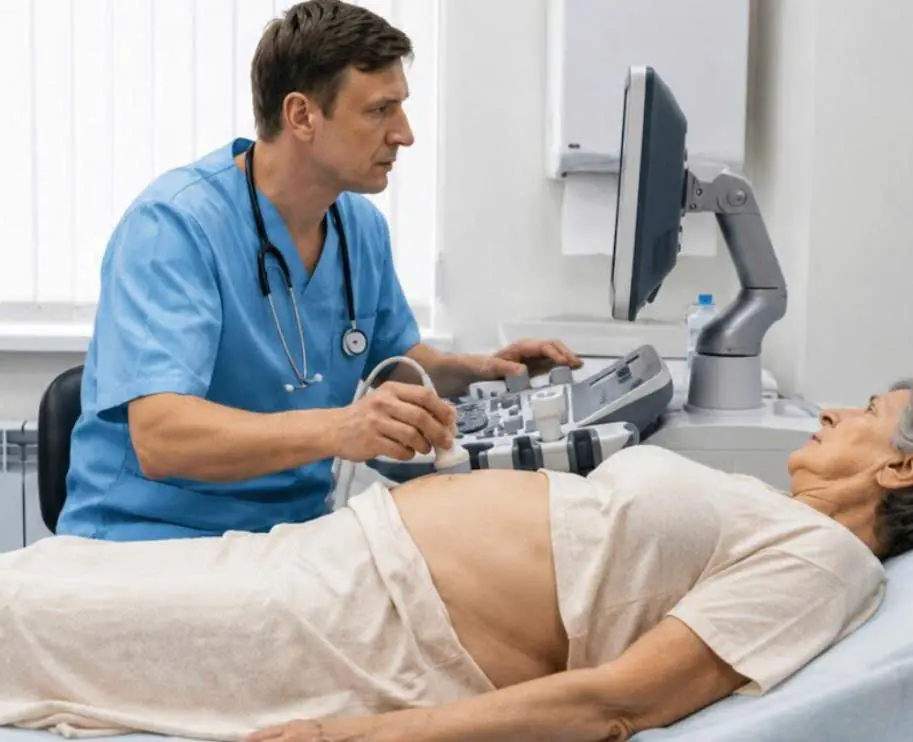 A doctor was performing a routine ultrasound on a 70-year-old woman who had been complaining of severe abdominal pain when he suddenly saw something unbelievable on the screen: āThat canāt be possibleā¦ā
