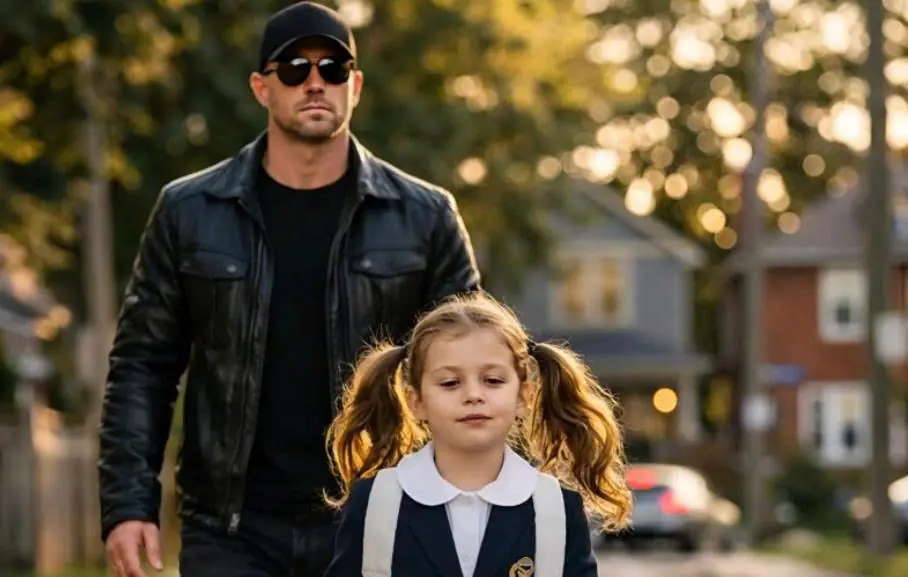 A seven-year-old girl was walking home from school when she suddenly noticed that a strange man was following her. Instead of running away or screaming, she did something unexpected