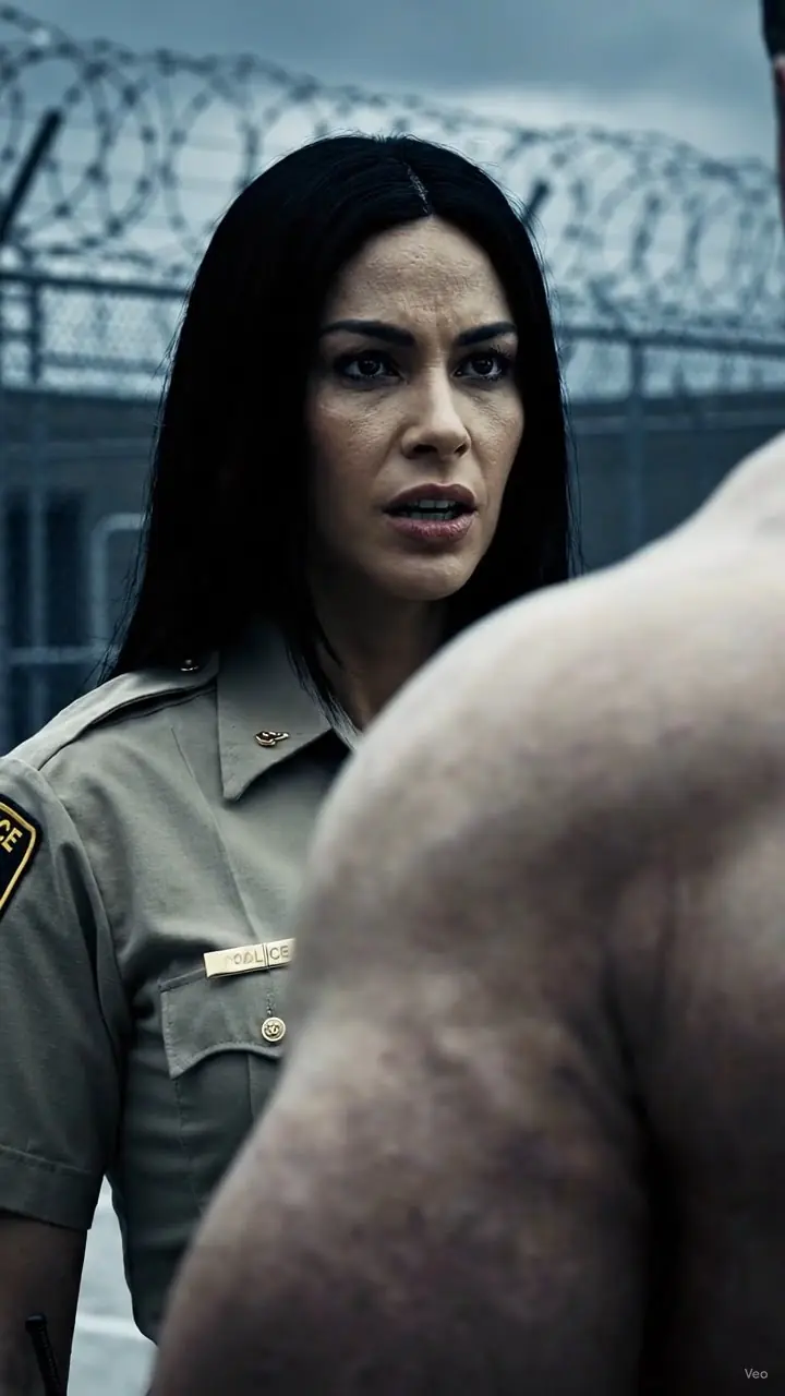 The most dangerous inmate in the prison decided to mock the new female guard, trying to break her, but one single action from the woman left everyone in shock