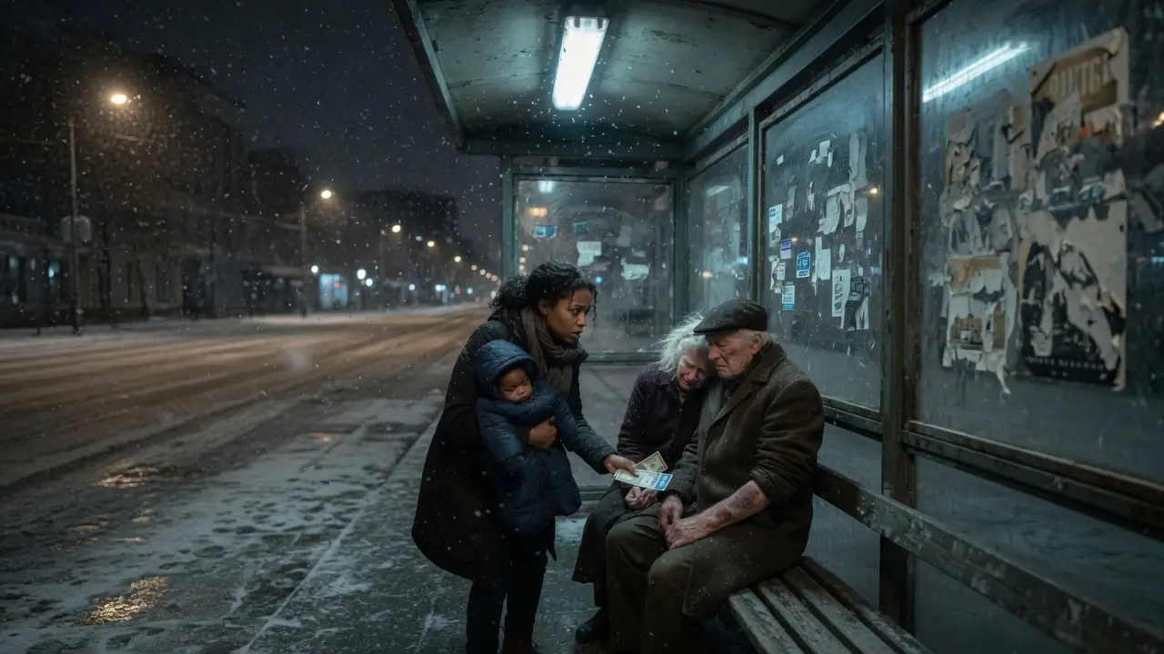 Single Mom Helped an Elderly Couple Abandoned at Bus Stop — Then She Figured Out The Reason