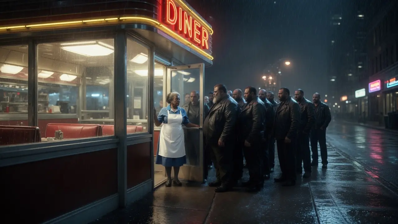 Grandma Sheltered 9 Hells Angels From the Storm — Next Day, 100 Bikers Supported Her Diner